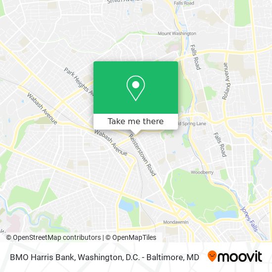 BMO Harris Bank map