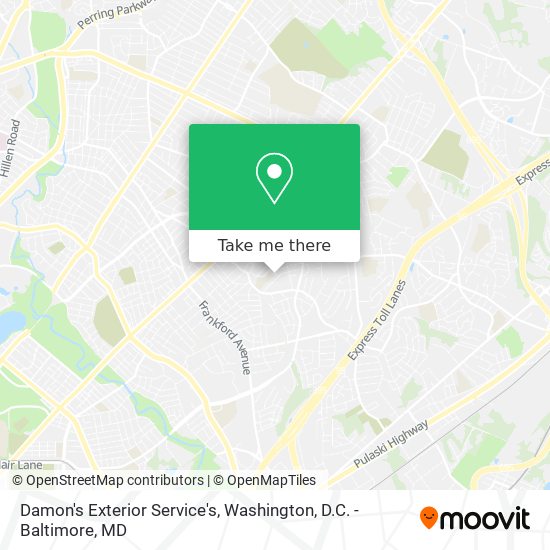 Damon's Exterior Service's map