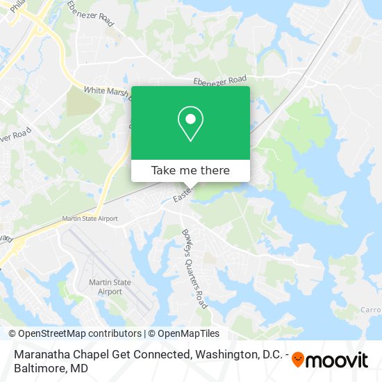 Maranatha Chapel Get Connected map