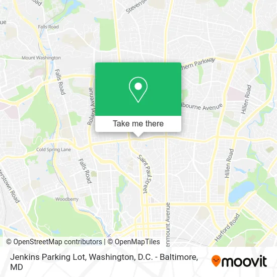 Jenkins Parking Lot map