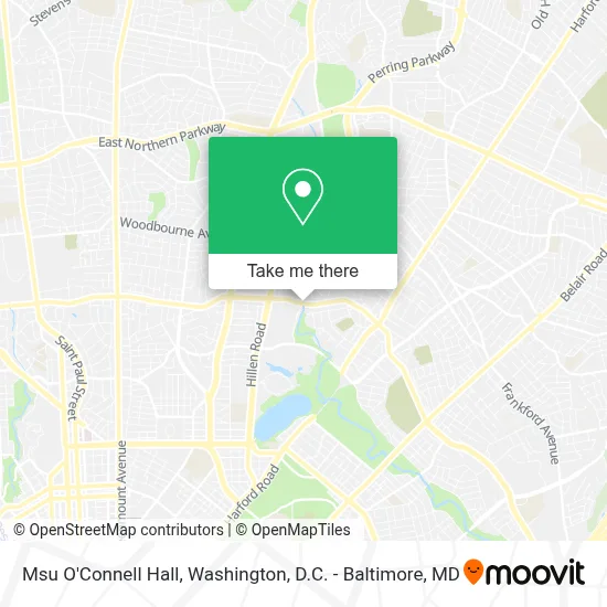 Msu O'Connell Hall map