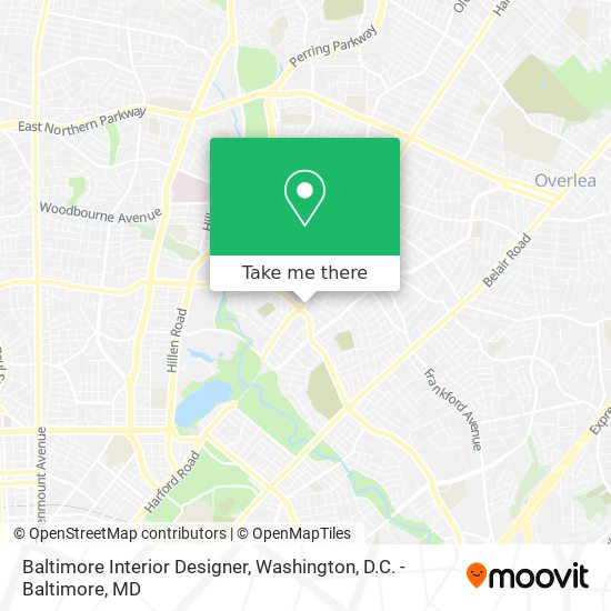 Baltimore Interior Designer map