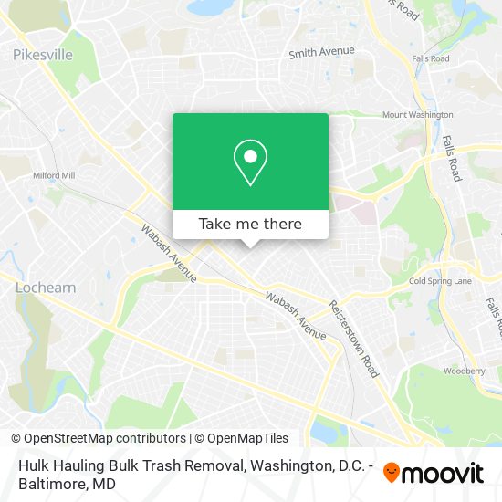 Mapa de Hulk Hauling Bulk Trash Removal