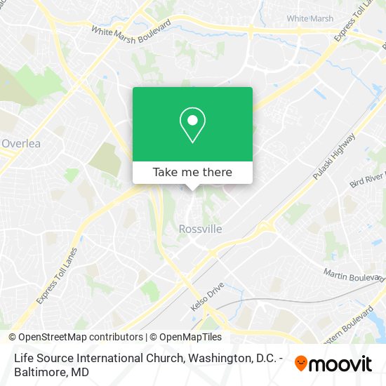 Life Source International Church map