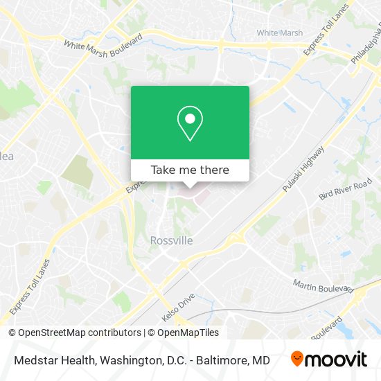 Mapa de Medstar Health