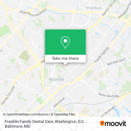 Mapa de Franklin Family Dental Care