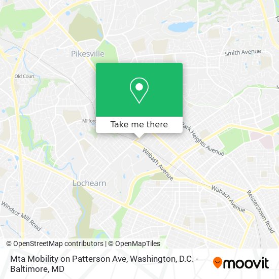 Mapa de Mta Mobility on Patterson Ave