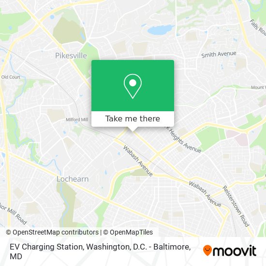 EV Charging Station map