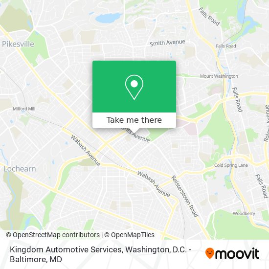 Kingdom Automotive Services map