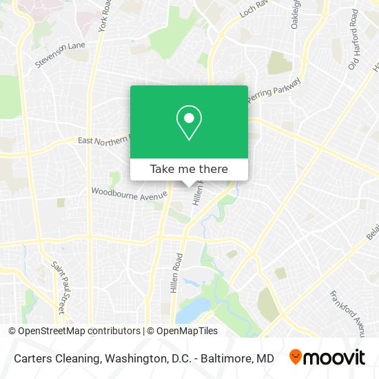 Mapa de Carters Cleaning