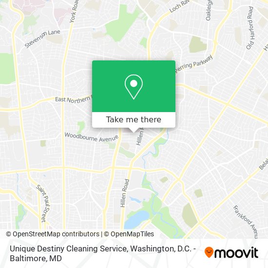 Mapa de Unique Destiny Cleaning Service