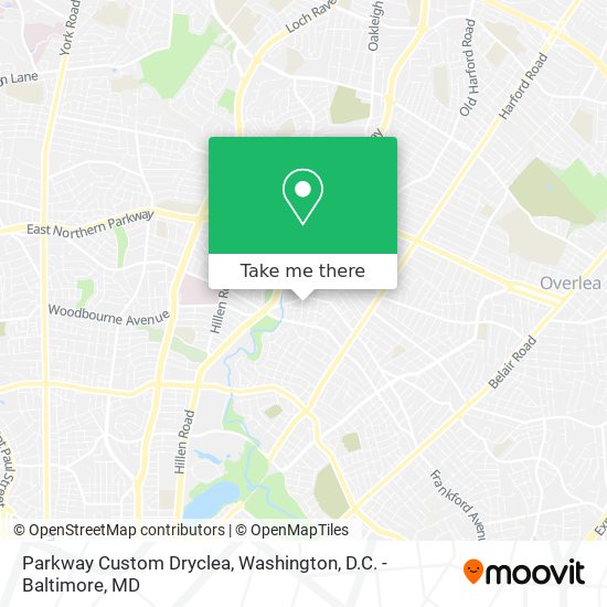 Parkway Custom Dryclea map