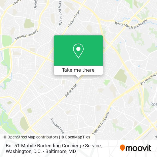 Bar 51 Mobile Bartending Concierge Service map