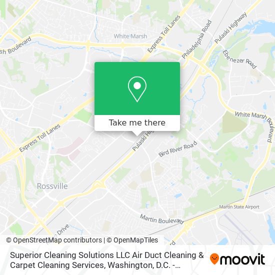 Superior Cleaning Solutions LLC Air Duct Cleaning & Carpet Cleaning Services map