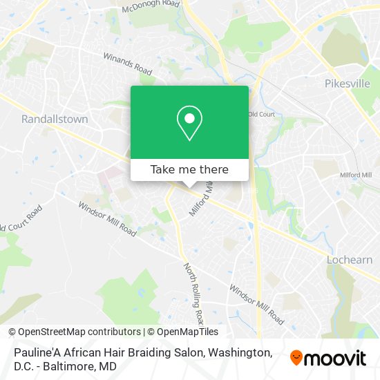 Pauline'A African Hair Braiding Salon map