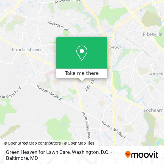 Green Heaven for Lawn Care map