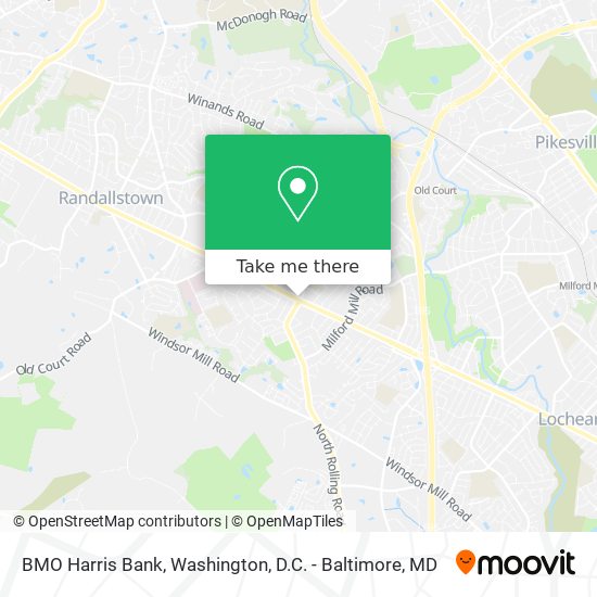 BMO Harris Bank map