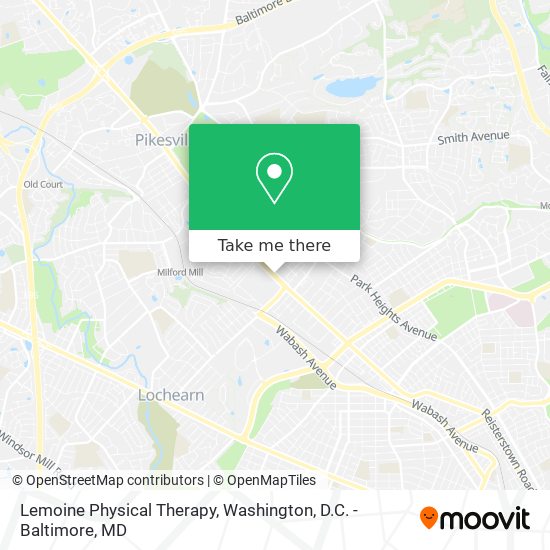 Mapa de Lemoine Physical Therapy