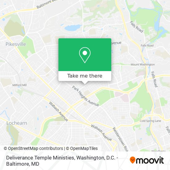 Mapa de Deliverance Temple Ministies