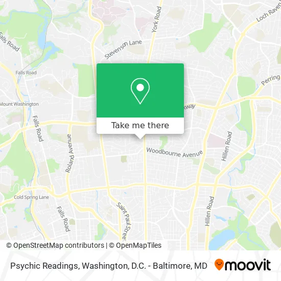 Psychic Readings map