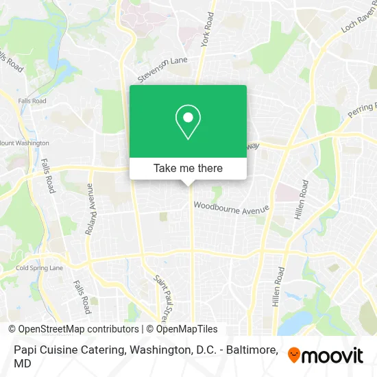 Papi Cuisine Catering map