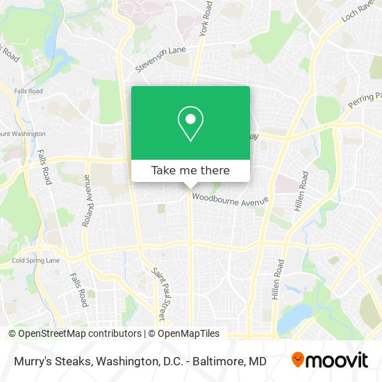 Murry's Steaks map