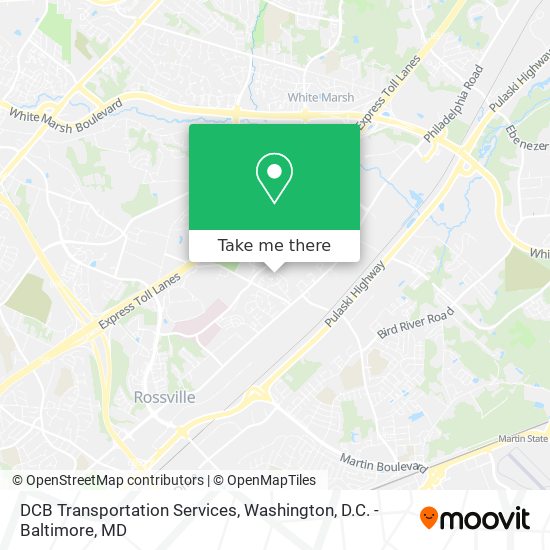 DCB Transportation Services map