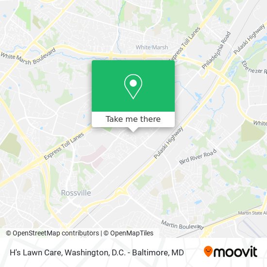 H's Lawn Care map