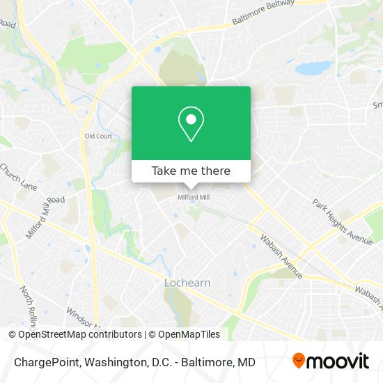 ChargePoint map