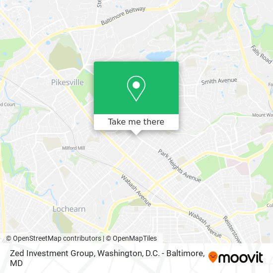 Zed Investment Group map