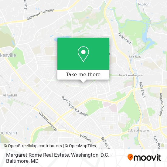 Mapa de Margaret Rome Real Estate
