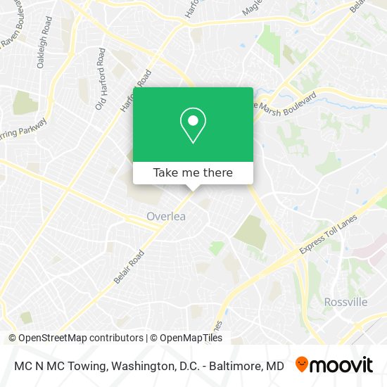 MC N MC Towing map