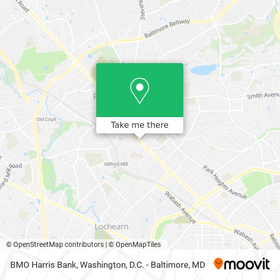 BMO Harris Bank map