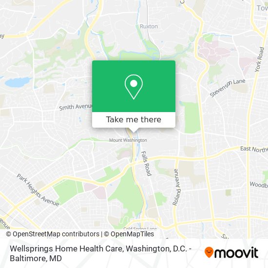 Wellsprings Home Health Care map