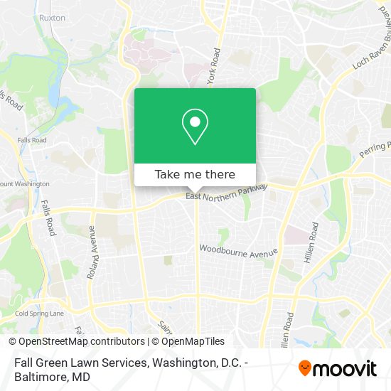 Fall Green Lawn Services map