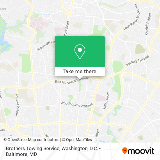 Mapa de Brothers Towing Service