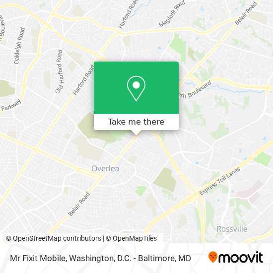 Mr Fixit Mobile map