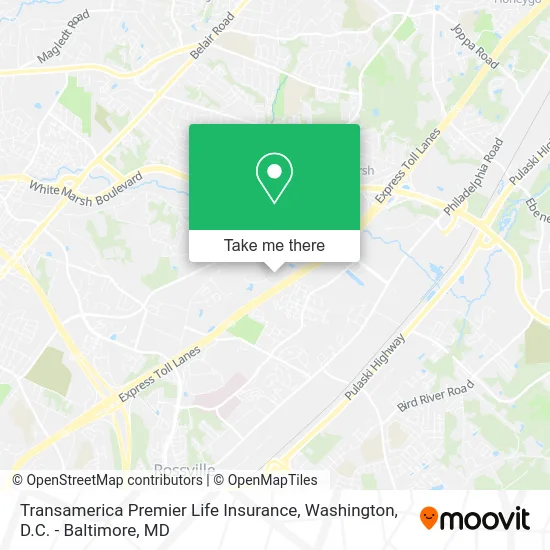 Transamerica Premier Life Insurance map