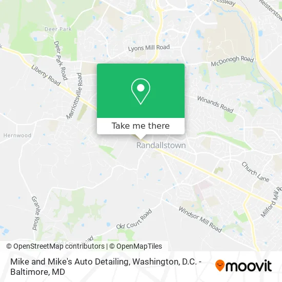 Mike and Mike's Auto Detailing map