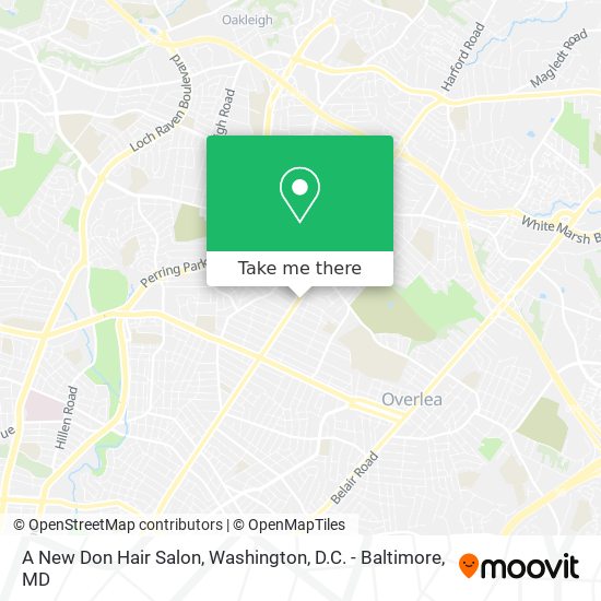 A New Don Hair Salon map