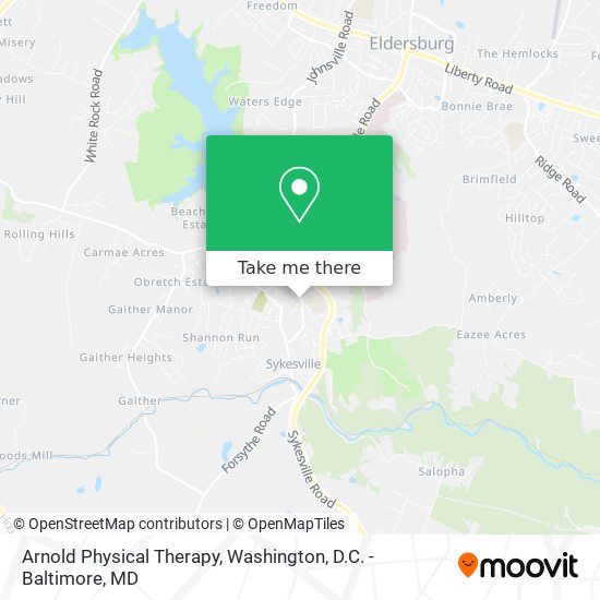 Arnold Physical Therapy map