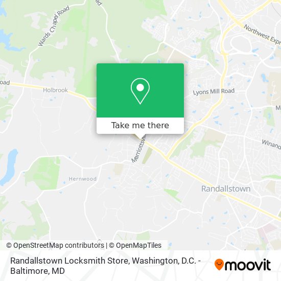 Randallstown Locksmith Store map