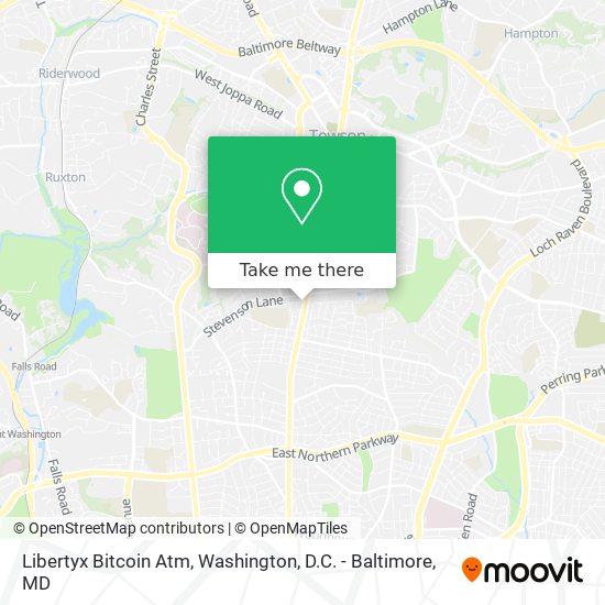 Mapa de Libertyx Bitcoin Atm