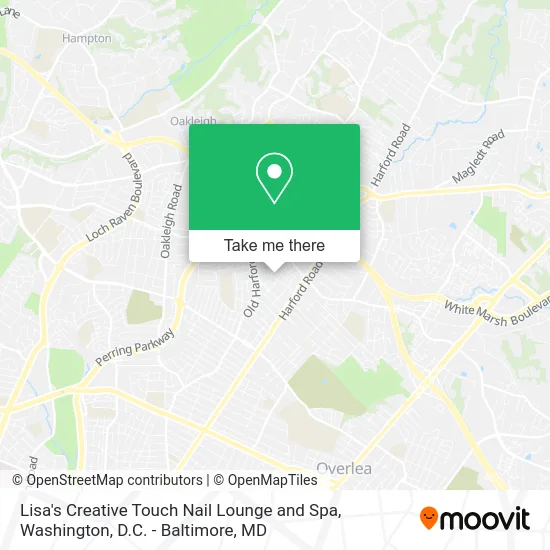 Lisa's Creative Touch Nail Lounge and Spa map