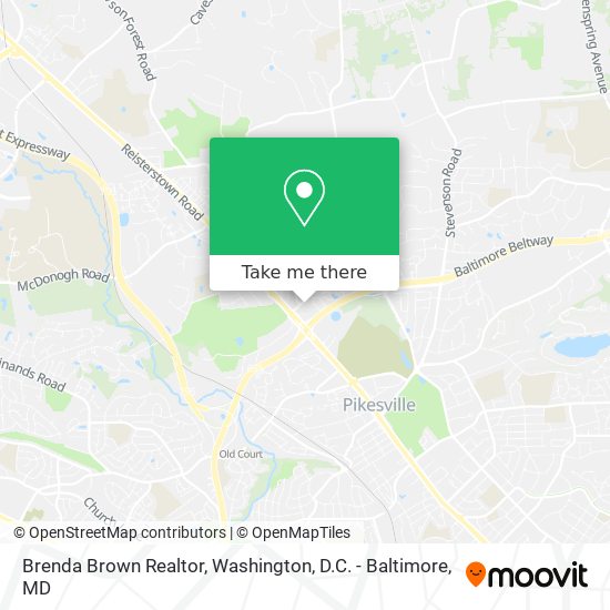 Brenda Brown Realtor map