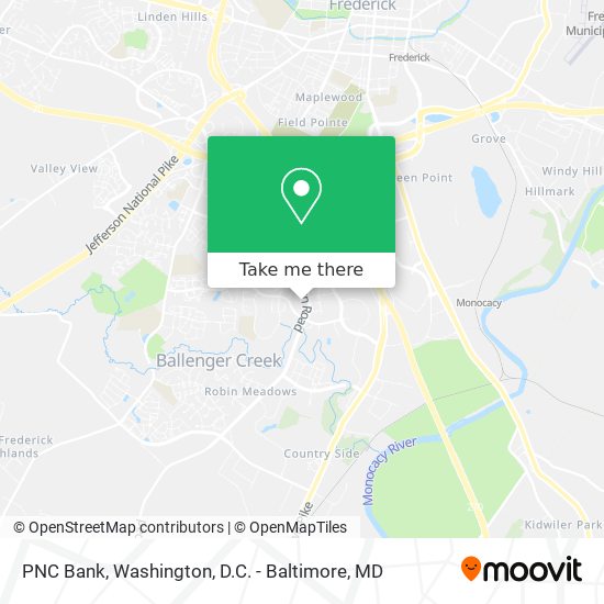 PNC Bank map