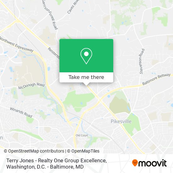 Terry Jones - Realty One Group Excellence map