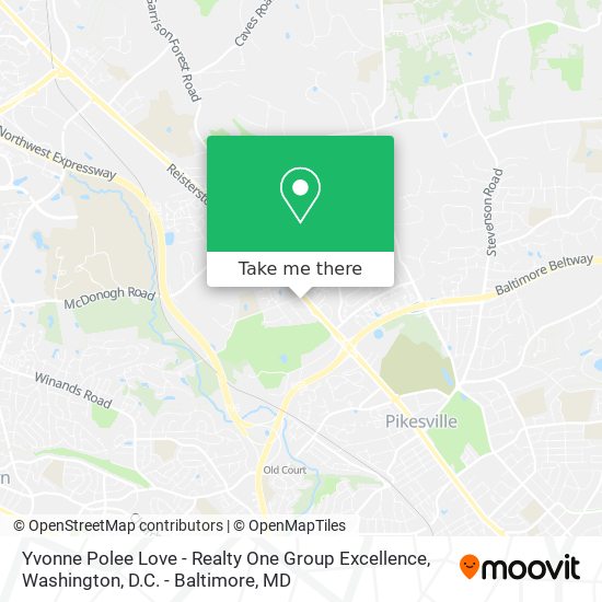 Yvonne Polee Love - Realty One Group Excellence map