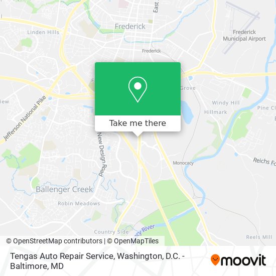 Tengas Auto Repair Service map