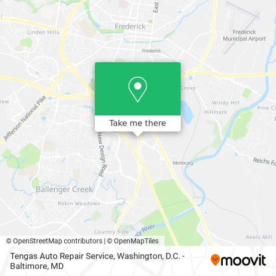 Mapa de Tengas Auto Repair Service